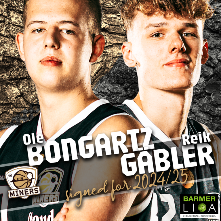 Reik Gäbler und Ole Bongartz sind die letzten beiden deutschen Spieler